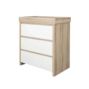 Tutti Bambini Modena 3-Piece Nursery Furniture Set – White & Oak image 13