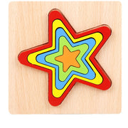 1-3 Years Old Baby Children's Puzzle Wooden 3d Shape Puzzle Toy image 11