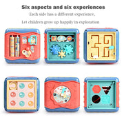 Six-Sided Montessori Activity Cube image 7