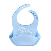 Baby food Bib baby meal silicone saliva bag image 6