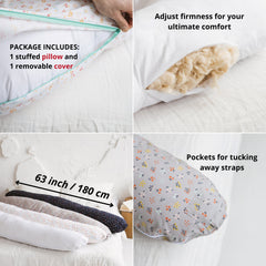 MINICAMP C-Shape Full Body Support Pillow