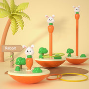 TUmbler Animal Rainbow Ring Baby Early Education Puzzle 3-6 Years Old Parent-child Interaction Toys image 4