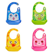 Cartoon baby PVC three-dimensional bib Increase baby bib Waterproof silicone children's dinner pocket image 1