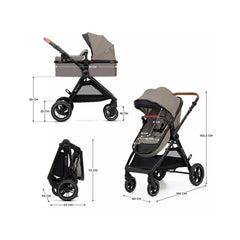 Kinderkraft ESME 3-in-1 Travel System with Car Seat