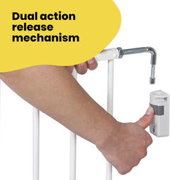 Safety 1st Wall Fix Extending Metal Safety Gate – White