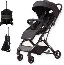 RYDR C8 Compact Travel Pushchair – Lightweight Folding Stroller | Black | 0–3 Years