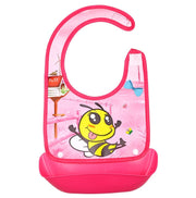 Cartoon baby PVC three-dimensional bib Increase baby bib Waterproof silicone children's dinner pocket image 16