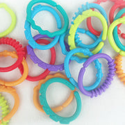 Rainbow Ring Toy Tooth Glue Baby Bite Glue 0-3 Years Old image 2