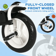HOMCOM 6-in-1 Baby Push Tricycle with Parent Handle – Dark Blue image 9