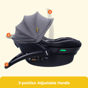 Jovikids Aria i-Size Infant Car Seat - Black image 6