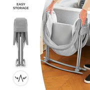 Kinderkraft Lovi 3-in-1 Baby Crib - Grey image 5