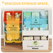 AIYAPLAY Toy Storage Unit with 6 Removable Bins image 3