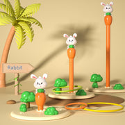 TUmbler Animal Rainbow Ring Baby Early Education Puzzle 3-6 Years Old Parent-child Interaction Toys image 7