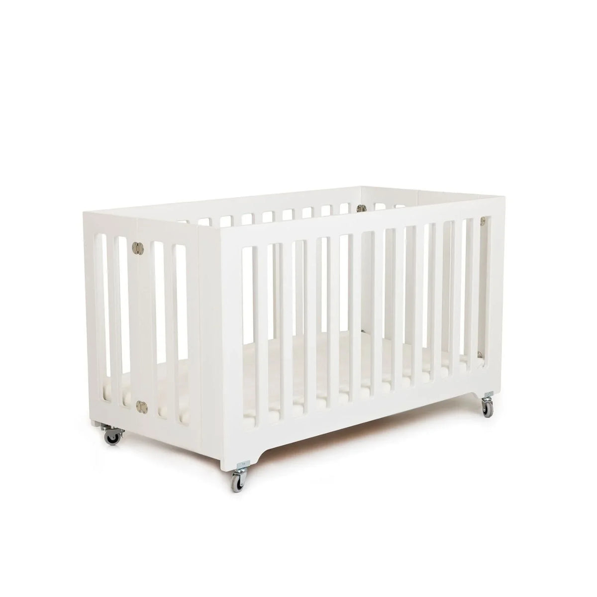 Caploonba Folding MDF Crib 60x120cm – White