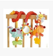 Infant Toddler Rattles Toys for Baby Stroller Crib Soft Rabbit Bear Style Pram Hanging Toys Plush Appease Doll Bed Accessories image 7