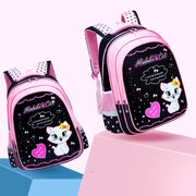 Kids School Cute Cat Print Backpack image 4