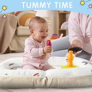 Baby Lounger 0-12 Months Foldable Infant Nest Memory Foam Backpack Travel image 3