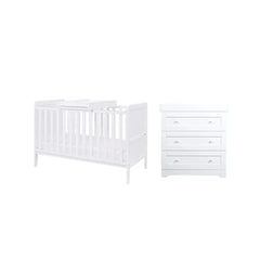 Tutti Bambini Rio 2-Piece Nursery Furniture Set – White