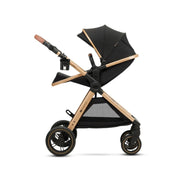 Kinderkraft Esme Pro 3-in-1 Travel System with Mink Pro Car Seat - Pure Black image 3