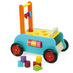Vilac 3-in-1 Push Along Walker Trolley