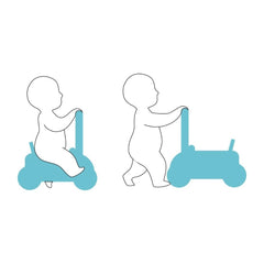 Vilac 3-in-1 Push Along Walker Trolley
