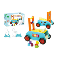 Vilac 3-in-1 Push Along Walker Trolley