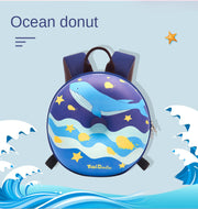 Kindergarten School Bag Donut Early Education Training Institution Children Backpack image 4