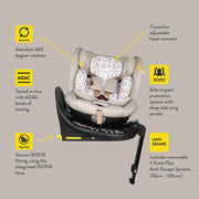 Cosatto All in All Extra i-Size 360 Car Seat - Silhouette image 12