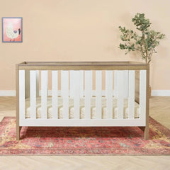 Tutti Bambini Modena 3-Piece Nursery Furniture Set – White & Oak