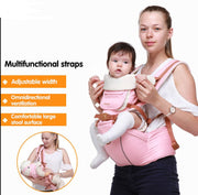 Ergonomic Baby Carrier with Adjustable Hip Seat image 3