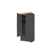 Tutti Bambini Rio Wardrobe - Slate/Honey Oak image 3