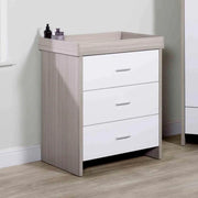 Ickle Bubba Pembrey Changing Unit & Chest - Ash Grey & White image 2