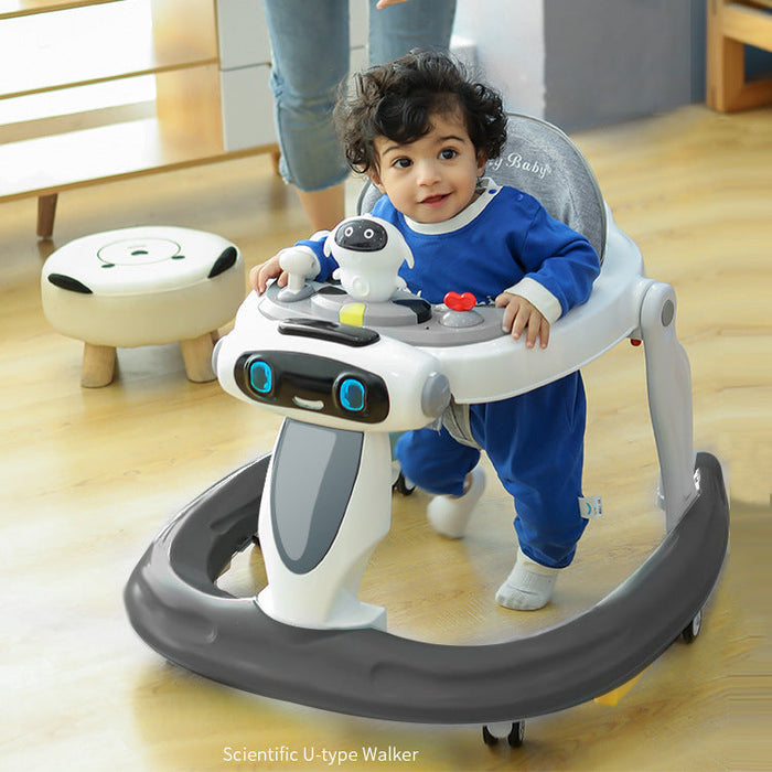Baby Walker with Music & Adjustable Seat