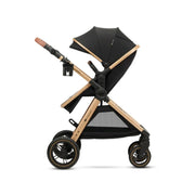 Kinderkraft Esme Pro 3-in-1 Travel System with Mink Pro Car Seat - Pure Black image 4