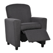 HOMCOM 2-in-1 Kids Armchair with Footrest – Grey