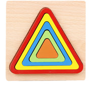 1-3 Years Old Baby Children's Puzzle Wooden 3d Shape Puzzle Toy image 7