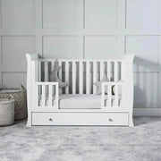 Ickle Bubba Snowdon 4 in 1 Mini 2 Piece Furniture Set White - Premium Sprung Mattress image 5