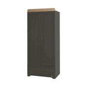 Tutti Bambini Rio Wardrobe - Slate/Honey Oak image 2