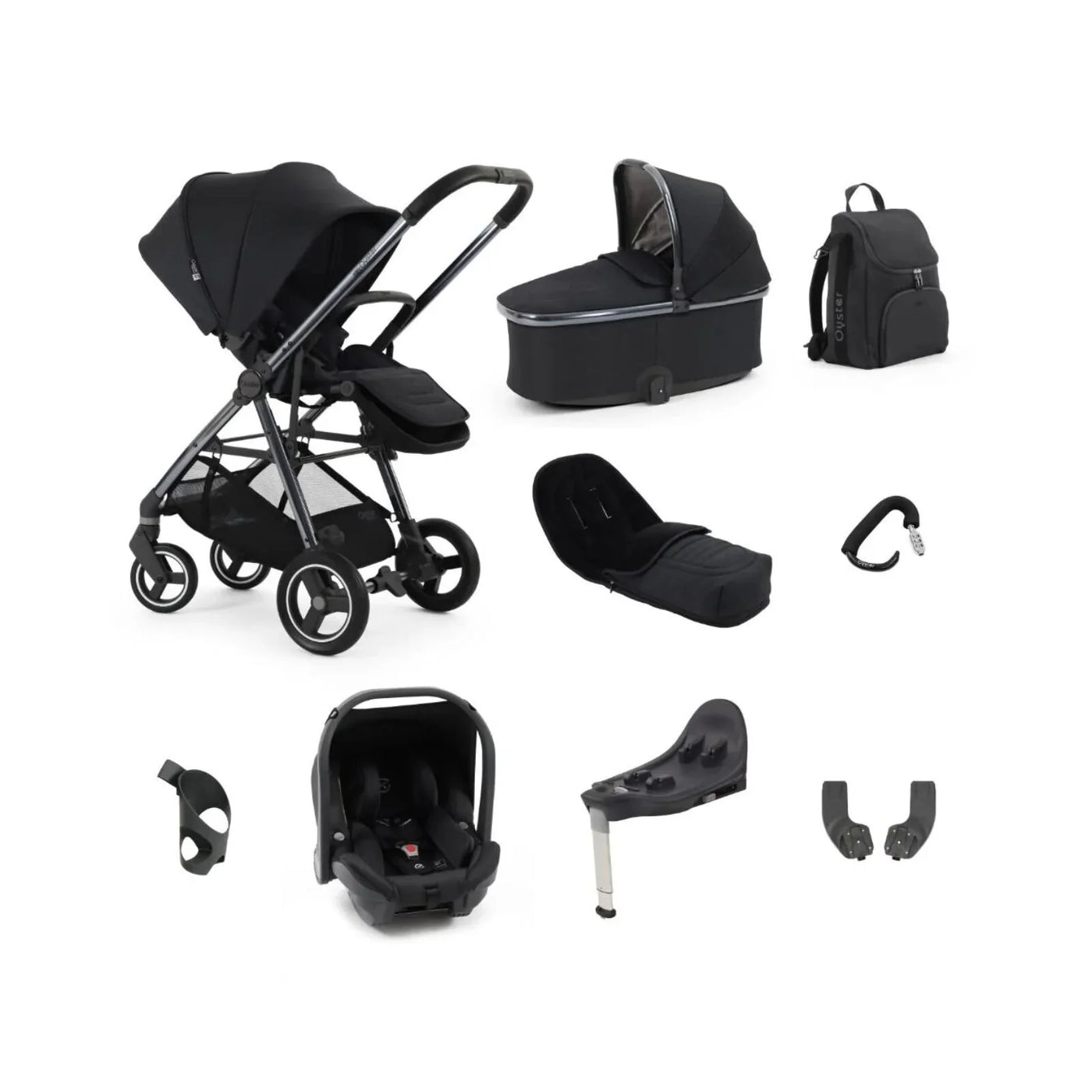 Oyster Gravity+ Stroller Bundle – 9 Piece Set