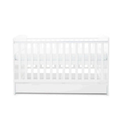 Ickle Bubba Coleby Classic Cot Bed with Under Drawer – White