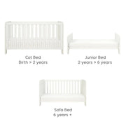 Tutti Bambini Alba Mini Cot Bed - Essentials White image 8