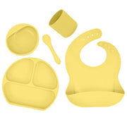 Silicone Baby Feeding Set – Suction Bowl, Plate, Bib, Cup & Spoon image 11