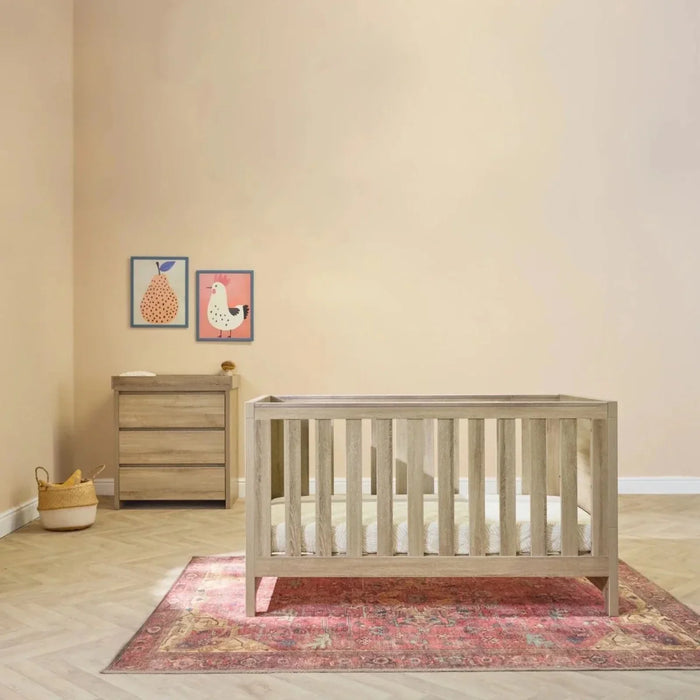 Tutti Bambini Modena 2-Piece Nursery Furniture Set – Oak