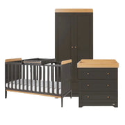 Tutti Bambini Rio 3-Piece Nursery Furniture Set – Dove Grey & Honey Oak image 2