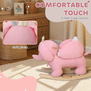 AIYAPLAY Elephant Rocking Toy with Sound – Pink (18–36 Months) image 4