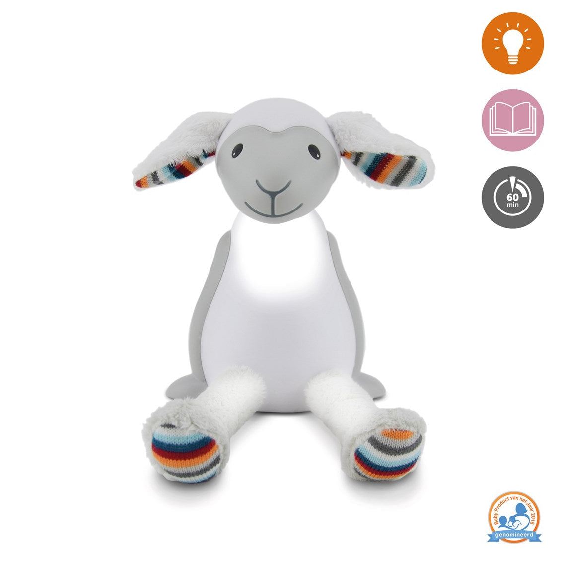 ZAZU Fin the Sheep Reading & Night Light Toy