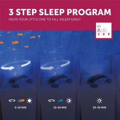 ZAZU Cody the Crab Ocean Projector & Night Light