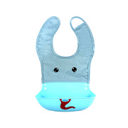 Cartoon silicone baby bib image 8