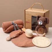 Bopoobo 1Set Bath Toys Set Kid Swaddle Wrap Baby Milestones image 2