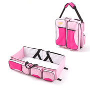 New multi function Mommy bag type baby portable bed folding sleeping basket outdoors baby sleeping baby image 13